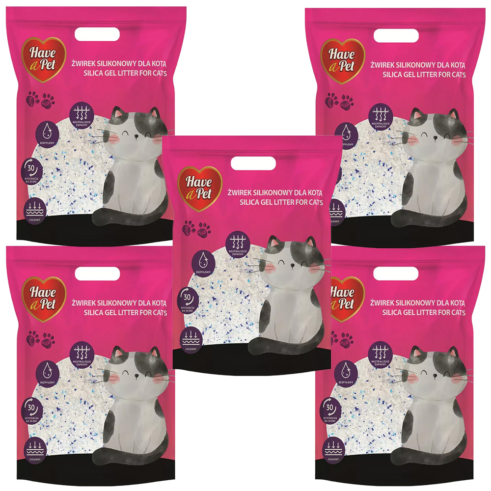 HAVE A PET Żwirek silikonowy dla Kota Silica Gel Litter 5x3,8L